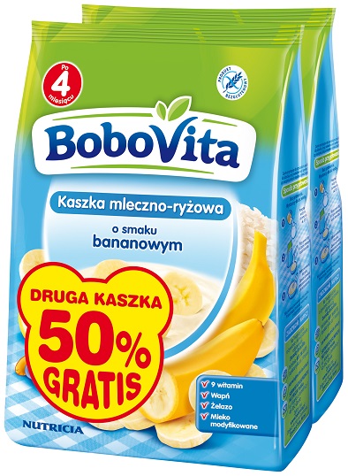 milk&rice porridge of banana's taste double pack , 2x230g