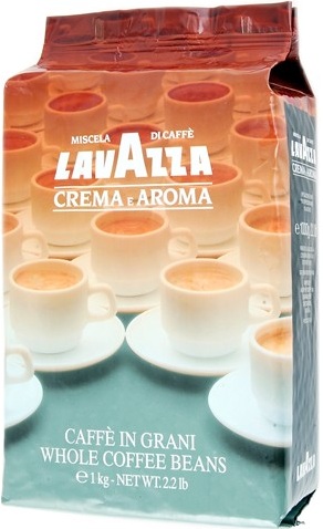 los granos de café Crema e Aroma