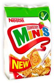 Strawberry Minis zbożowe płatki o smaku truskawkowym