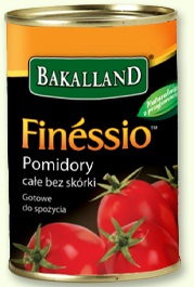 Bakalland Finessio Pomidory całe bez skórki