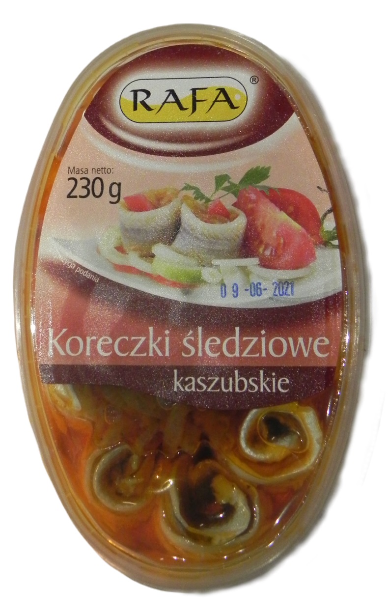 marinated fillet of herring Kashubian