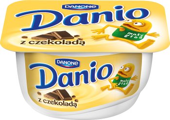 queso Danone homogeneizada con chocolate