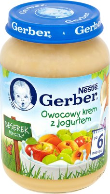 Gerber Deser Owocowy krem z jogurtem
