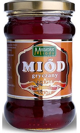 Mazurskie Miody Miód pszczeli gryczany