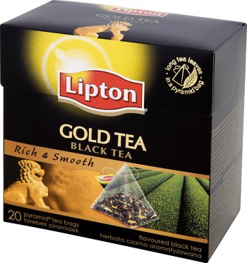 Lipton Black Gold Tea czarna herbata piramidki Rich & Smooth
