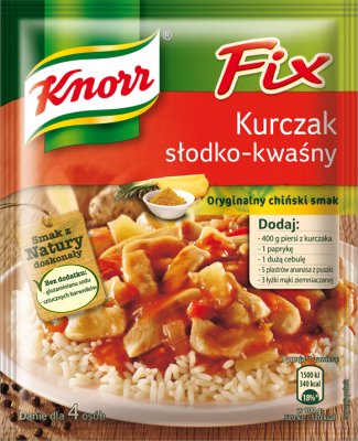 Knorr Fix Kurczak sos w proszku słodko-kwaśny