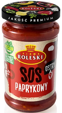 Roleski Sos paprykowy ostry Ostry