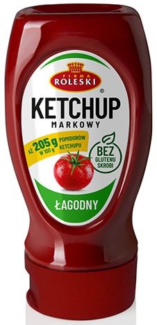 Légère marque de ketchup