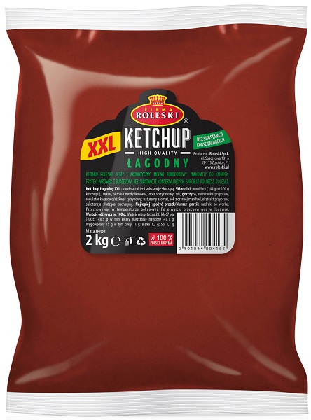 Roleski Ketchup łagodny worek XXL