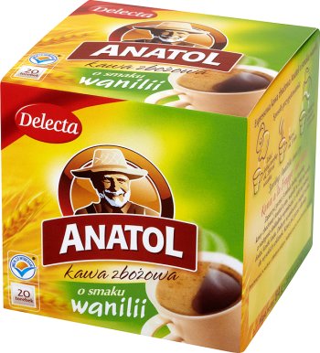 Delecta Anatol kawa zbożowa o smaku wanilii torebki