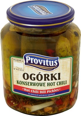 Provitus konserwowe ogórki hot chili