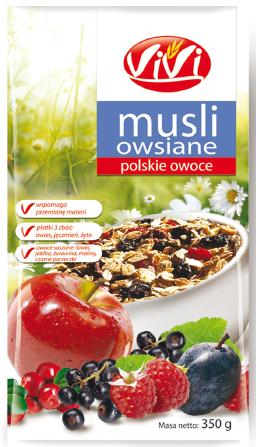 Vivi Musli owsiane polskie owoce