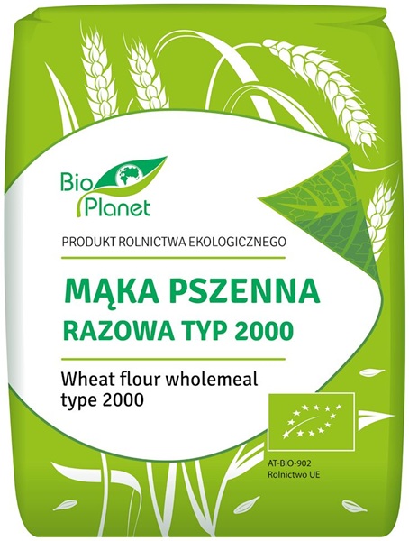 Bio Planet Mąka pszenna razowa typ  2000 BIO