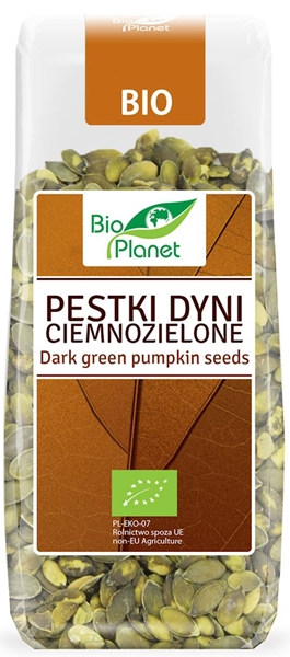 Bio Planet Kürbiskerne dunkelgrün BIO