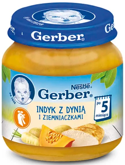 Gerber obiadek indyk z dynią i ziemniaczkami