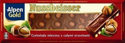 Alpen Gold Nussbeisser czekolada mleczna z całymi orzechami
