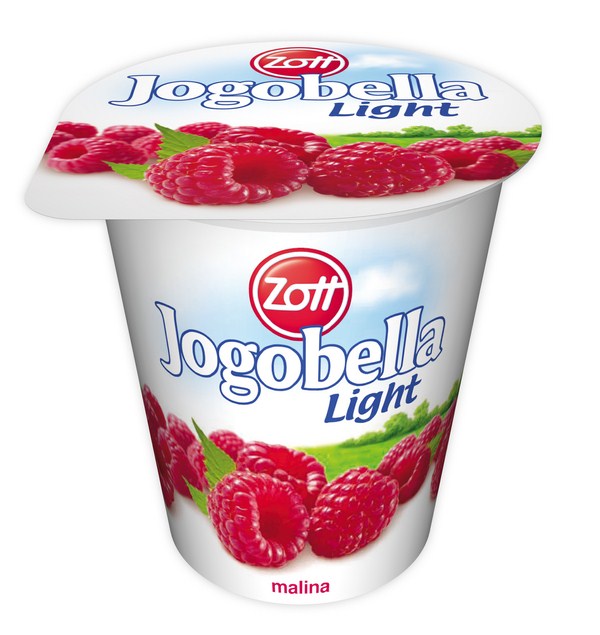 jogobella light fruit yogurt raspberry