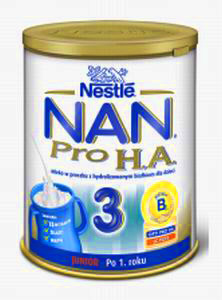 Nestle NAN 3 Pro HA mleko w proszku z hydrolizowanym białkiem dla dzieci