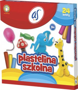 As Plastelina szkolna 24 kolory