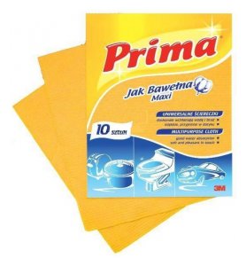 Prima Jak Bawełna Maxi uniwersalne ściereczki, doskonale wchłaniają wodę i brud, różne kolory