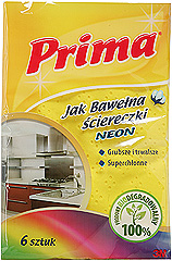 Prima Jak Bawełna ściereczki NEON, grubsze i trwalsze, superchłonne, różne kolorowy