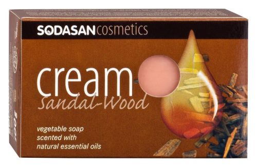 Organic cosmetics soap with sandalwood extract bio