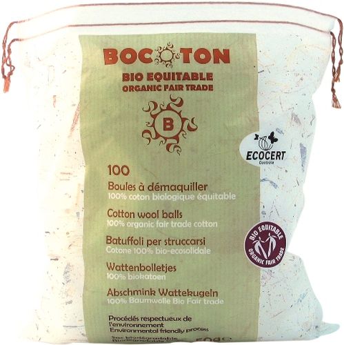 BOCOTON Ekologiczna wata w kulkach BIO & FAIRTRADE