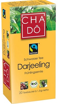 cha - Organic schwarzer Tee - Darjeeling Bio-