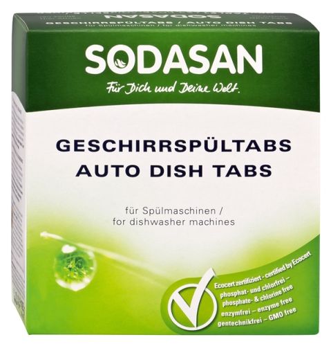 Ecological tablets for use in dishwashers