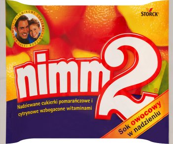 Nimm2 Nadziewane cukierki pomarańczowe i cytrynowe wzbogacone witaminami