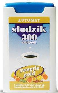 Automat Słodzik sweetie gold 300 tabletek