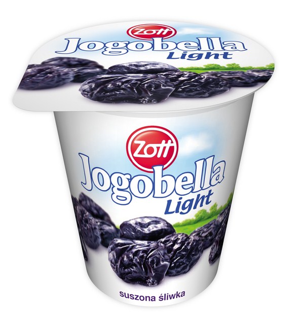 Jogobella yaourt aux fruits pruneau lumière