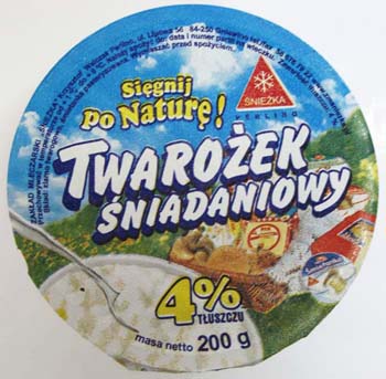 Śnieżka Twarożek śniadaniowy 4%