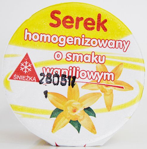 Śnieżka serek homogenizowany o smaku waniliowym