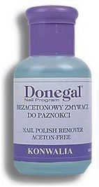 Donegal bezacetonowy zmywacz do paznokci konwalia