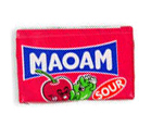 fruit soluble gum with the taste of cherry