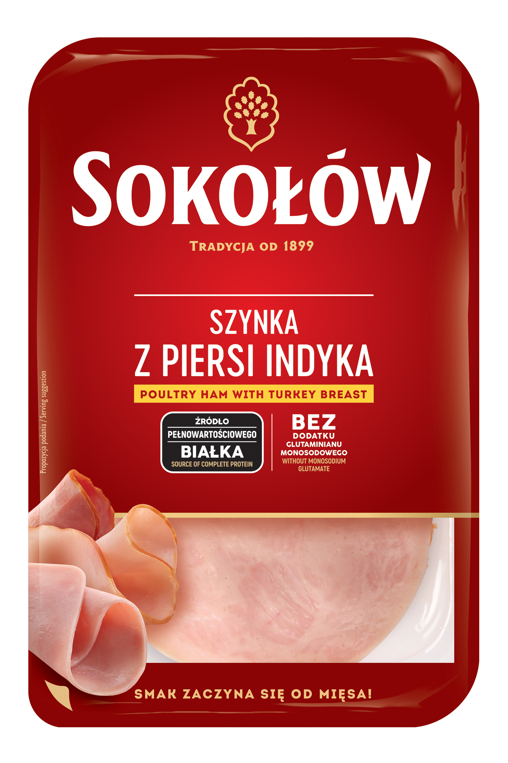 Sokołów Szynka z piersi indyka w plastrach