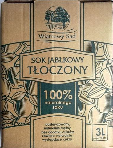 Wiatrowy Sad Sok jabłkowy tłoczony z burakiem
