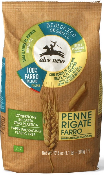 Alce Nero makaron Penne Rigate Farro z płaskurki BIO