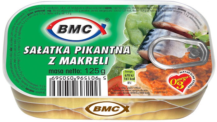 B.M.C sałatka pikantna z makreli