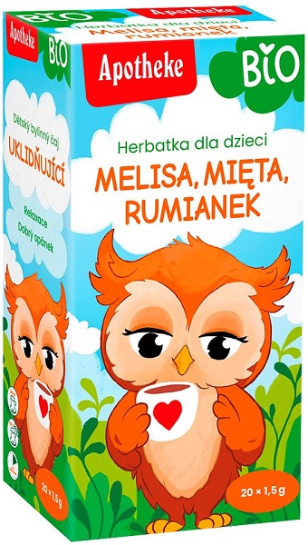 Apotheke Children's tea lemon balm mint and chamomile BIO