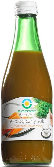 BIOFOOD ekologiczny sok BIO z marchwi kwaszonej