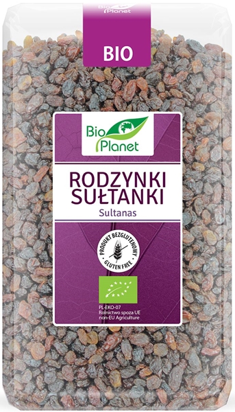 Bio Planet raisins gluten-free sultanas BIO