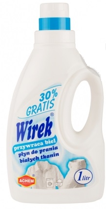 Wenig Whirlpool wieder die Weiße Waschflüssigkeit weiße Stoffe 30 % frei