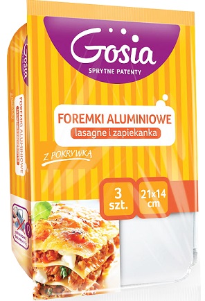 Gosia Cooks Foremki aluminiowe do pieczenia Lasagne