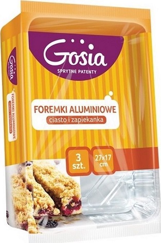 Gosia Cooks Foremki aluminiowe do pieczenia ciast