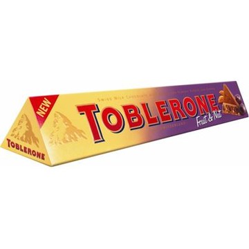 Schweizer Milchschokolade mit Rosinen und Mandeln Nougat Honig