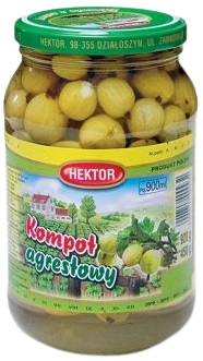 Compota de grosella espinosa Hektor