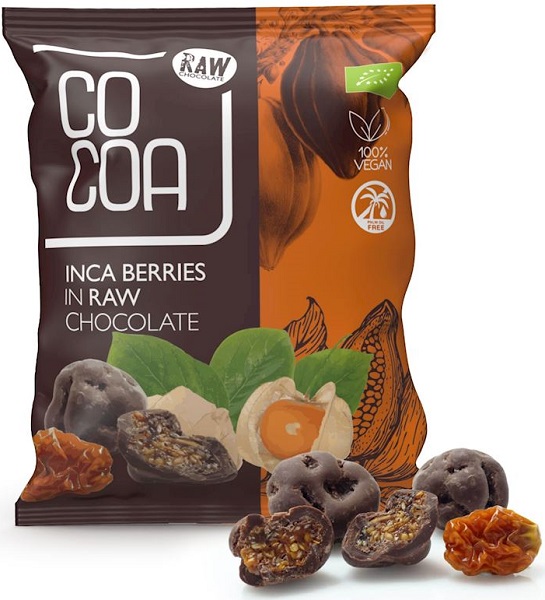 Cocoa Jagody inkaskie w surowej czekoladzie BIO