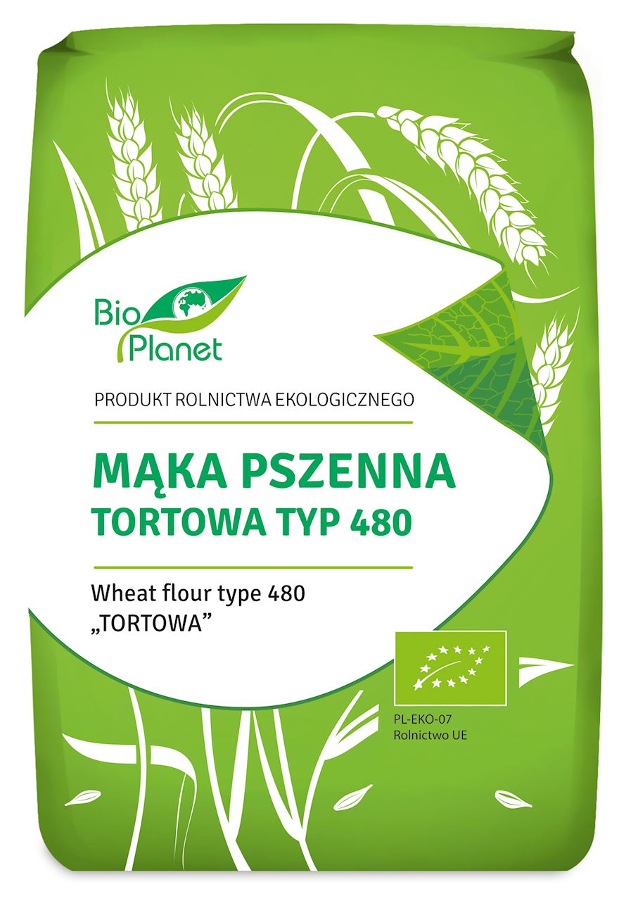 Bio Planet Mąka pszenna tortowa typ 480 BIO